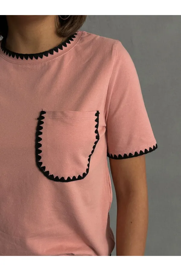 T-shirt Topshow Powder Shepherd cousu en gros