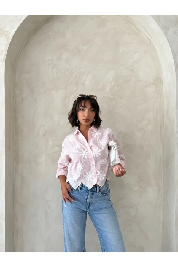 Nakışlı Gömlek  - | F1932