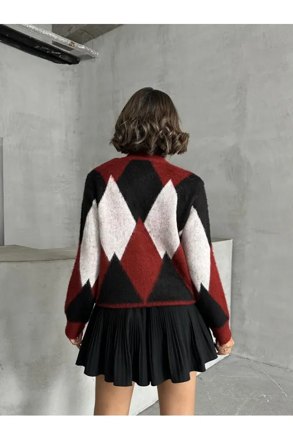 K- Triko Toptan Kazak - Bordo | TOPSHOW | K-172