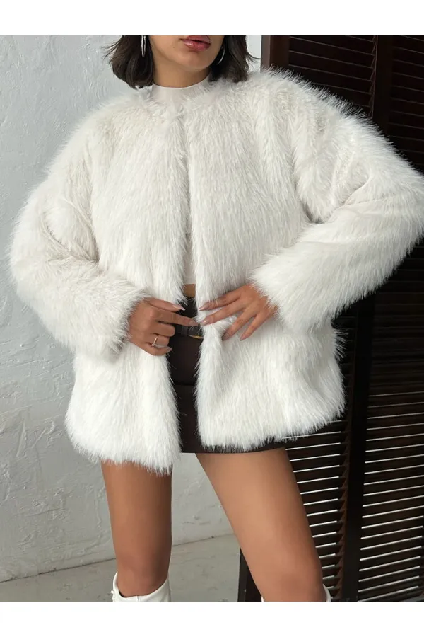 Peluş Toptan Kaban - Açık Taş | TOPSHOW | F1608