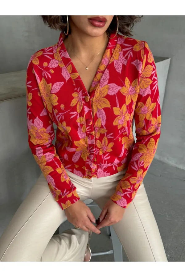 Wholesale Shirt - Red | TOPSHOW | F1289