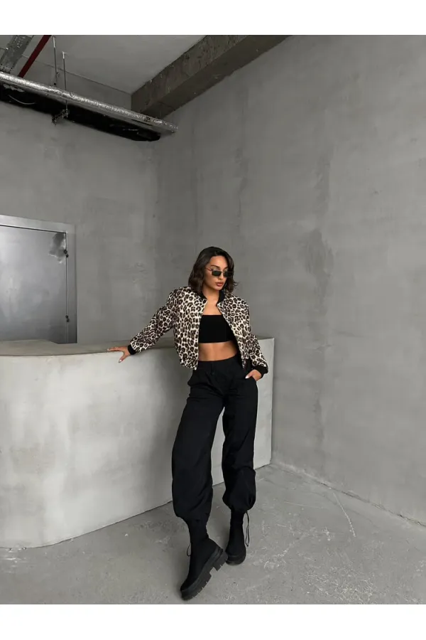 Manteau en cachemire en gros - Léopard pierre | TOPSHOW | F1827