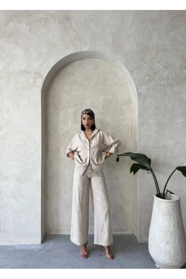 Pantalon brodé en gros - Pierre | Topshow | F1900