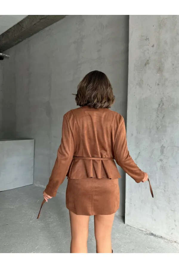 Kemerli Toptan Etek - Haki | TOPSHOW | F1801