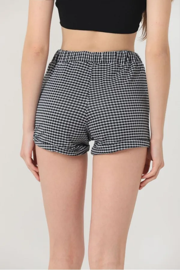 Topshow Siyah Mini Toptan Şort