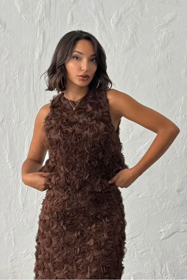 Topshow - Toptan Volanlı Desenli Bluz | F