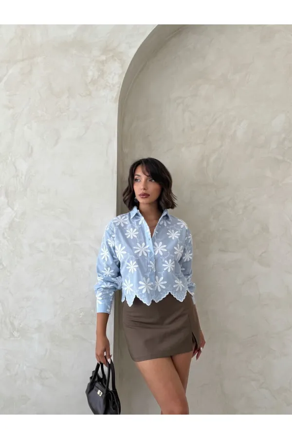 Nakışlı Gömlek - | F1932