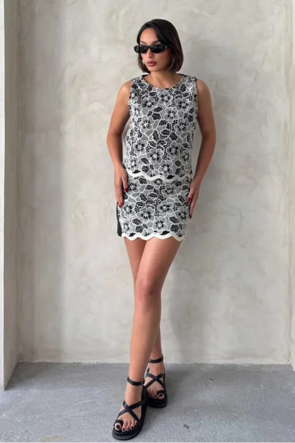 Dantel Toptan Etek - Siyah | Topshow