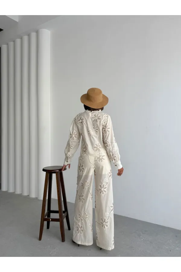 Süzüneli Pantolon - Desen 1 | Topshow | F1950