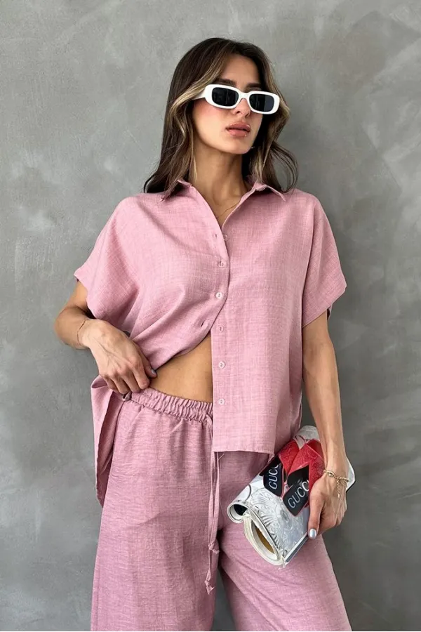 Chemise Topshow Powder Back Lace Detail en gros