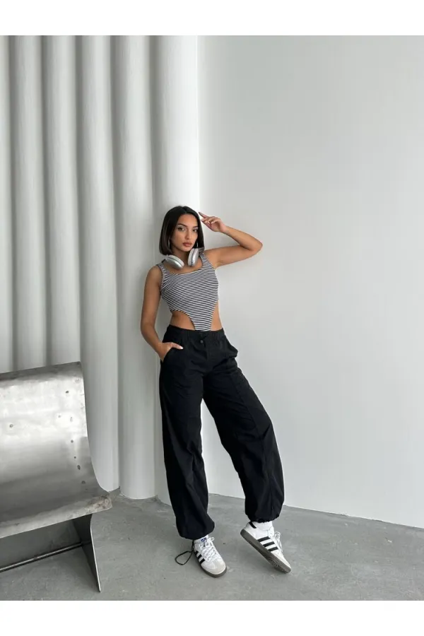 Itcitli Sports Bodysuit - Striped | Topshow