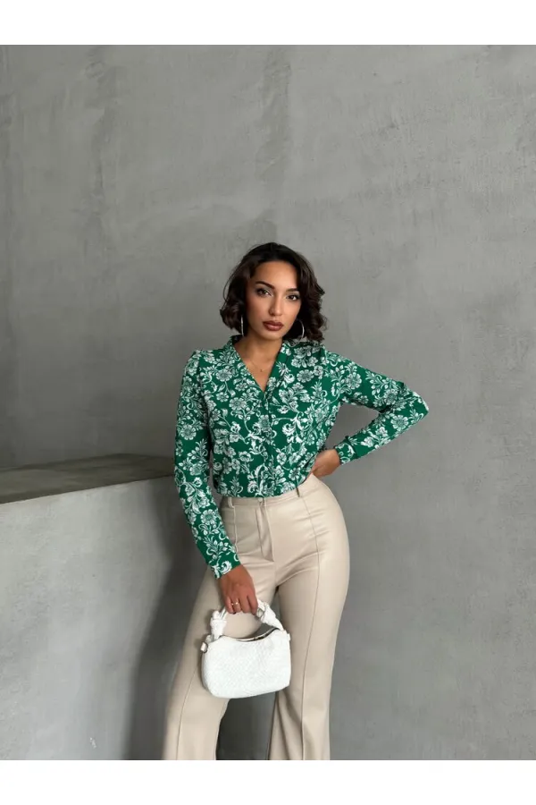 Toptan Gömlek - Zümrüt | TOPSHOW | F1289