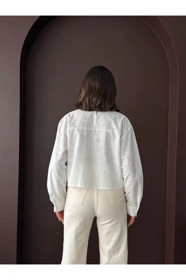 Chemises brodées pour femmes en gros – Style bohème chic – JAUNE DSN2