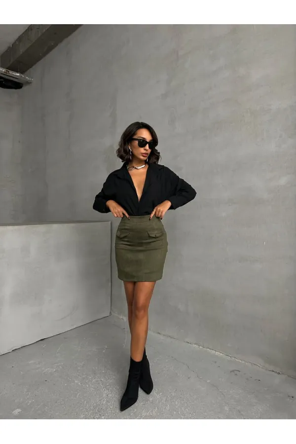 Cepli Toptan Etek - Haki | TOPSHOW | F1572