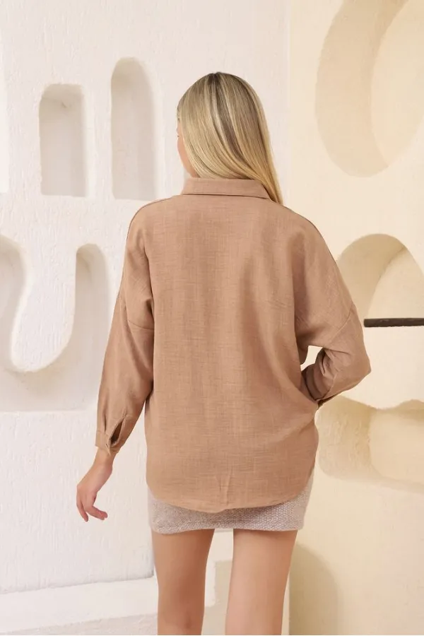 Kaşe Mini Toptan Etek - Taş | TOPSHOW | F1352