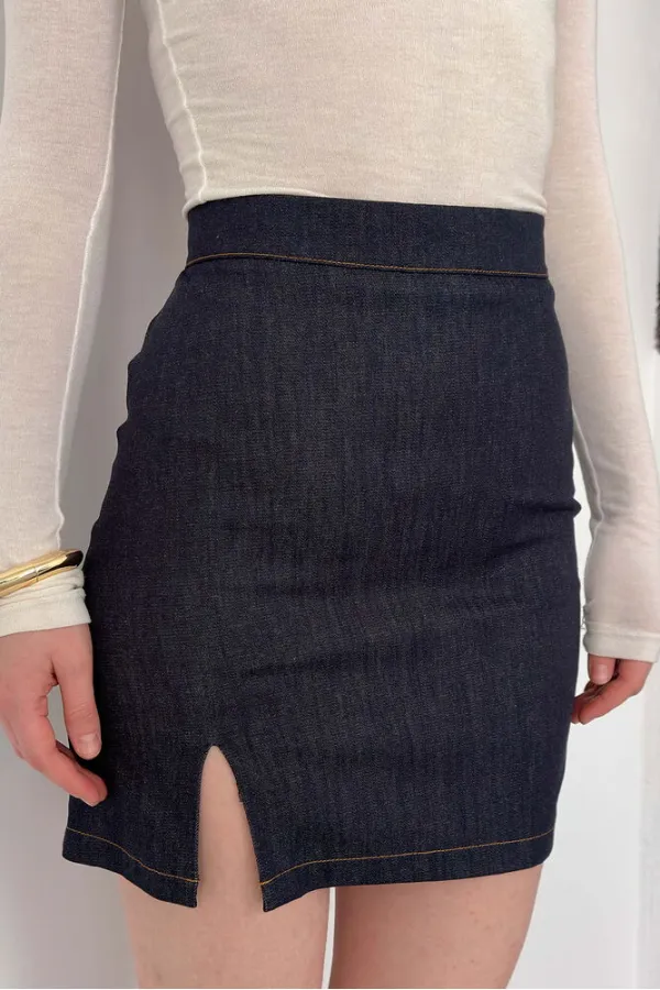 Kot Etek - Lacivert | D3029 Topshow