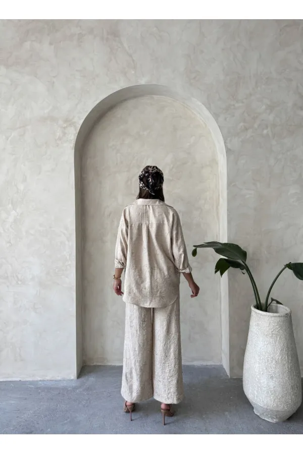 Pantalon brodé en gros - Pierre | Topshow | F1900