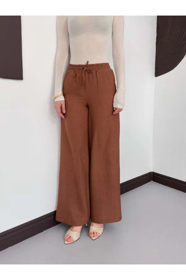 Kahve Toptan Pantolon | d2381 Topshow