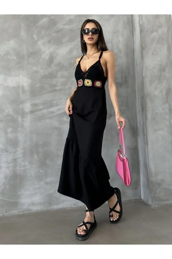 Topshow Black Wholesale Bustier Wholesale Dress