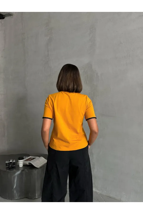 T-shirt Topshow Moutarde Berger Cousu en gros