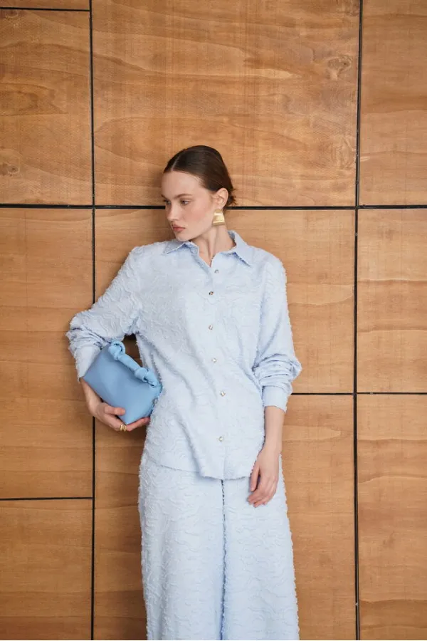 Jacquard Dukuma Shirt - Blue | F2019 - Topshow