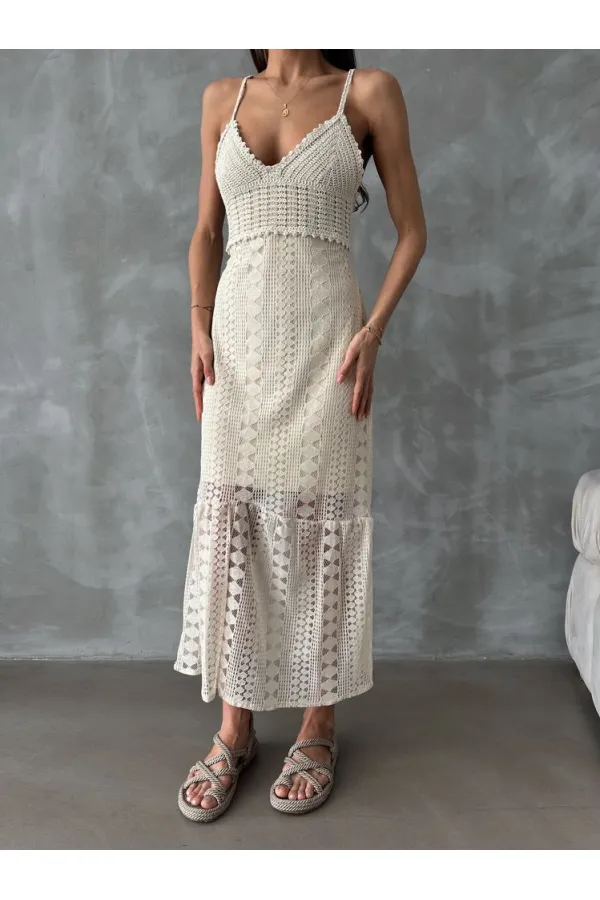 Topshow Ham Dantel Toptan Elbise