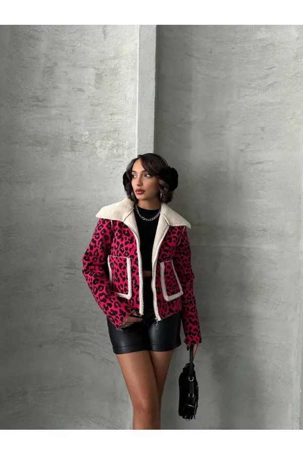 Manteau en peluche en gros - Noir Fuji | TOPSHOW | F1814