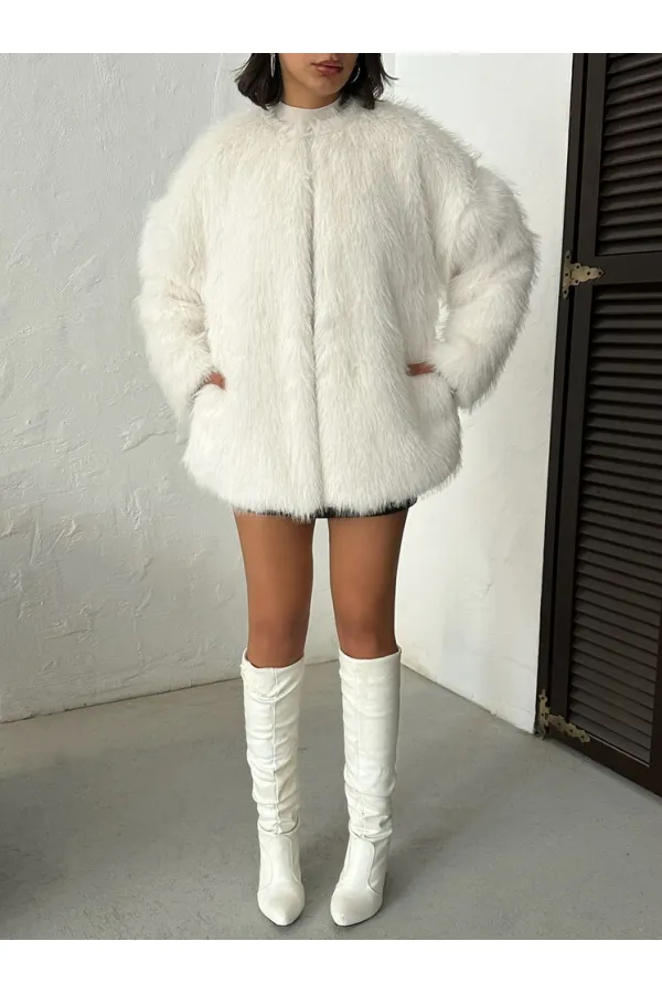 Peluş Toptan Kaban - Açık Taş | TOPSHOW | F1608