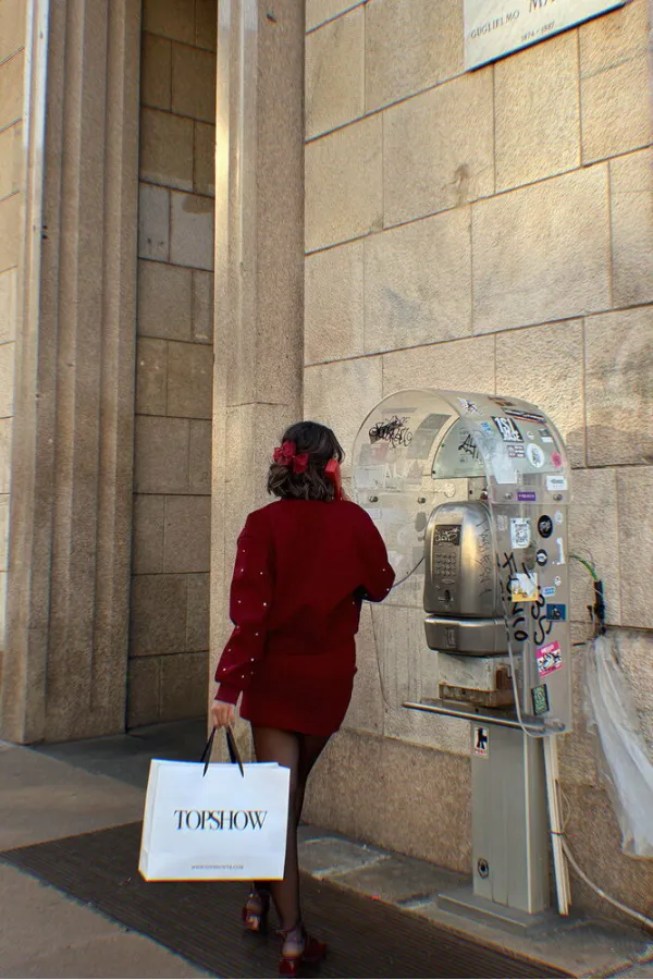 Noktalı Toptan Etek - Bordo | TOPSHOW | F1627