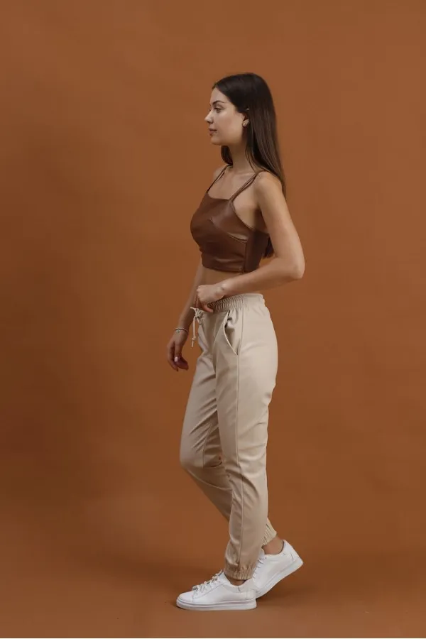 Pantalons en cuir en gros - Pierre | TOPSHOW | F0441