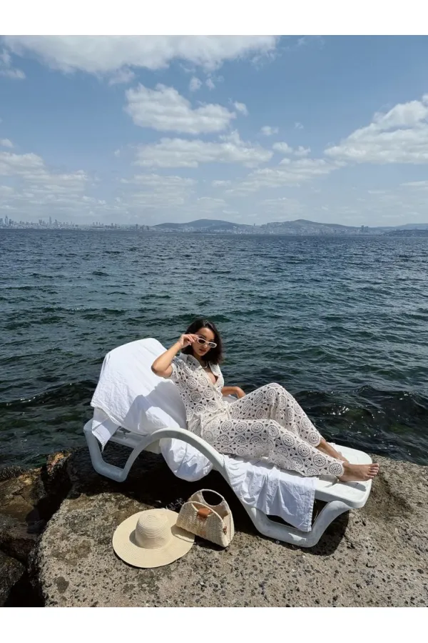 Pantalons en guipure brute en gros | TOPSHOW