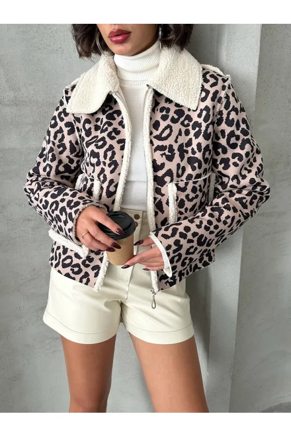 Manteau en peluche en gros - Noir pierre | TOPSHOW | F1814