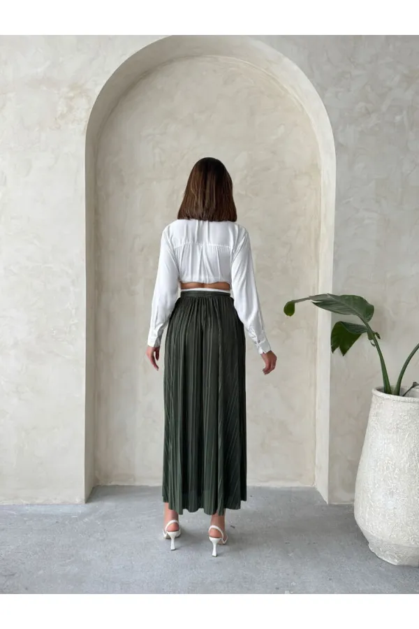 Uzun Etek Haki | Topshow | F1913