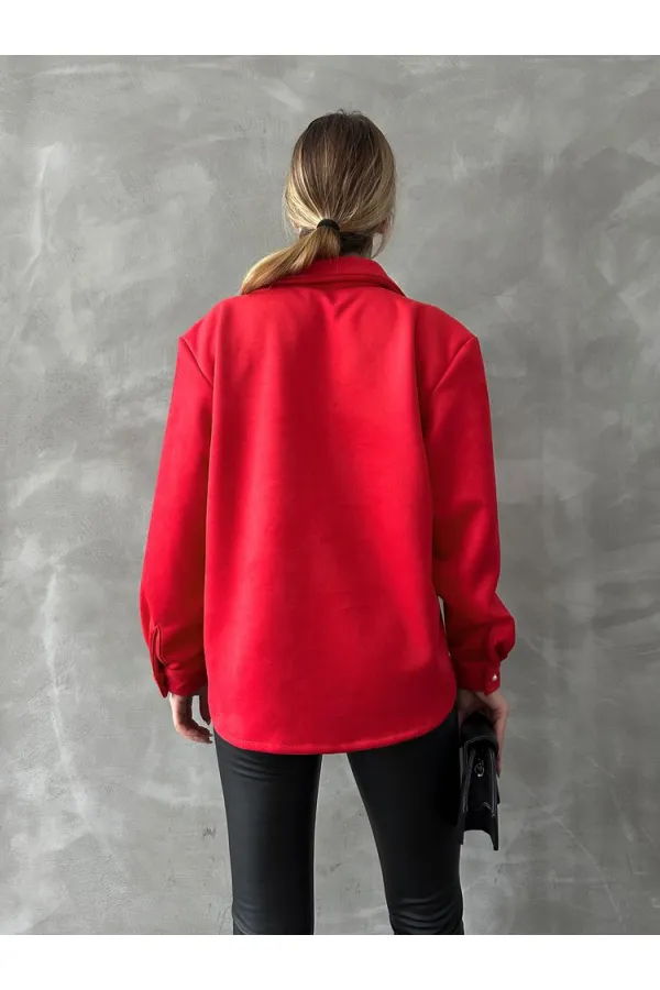 Chemise en gros - Rouge | TOPSHOW | F1614