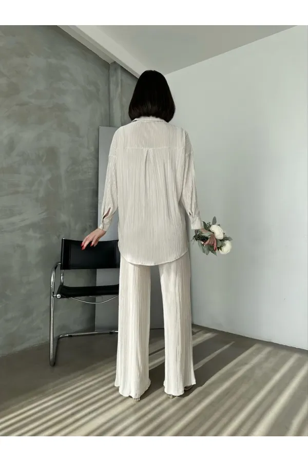 Topshow Stone Accordion Wholesale Shirt | F1426