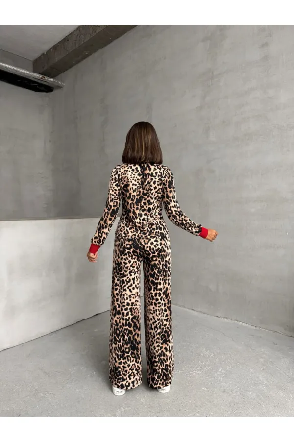 T-shirt à col polo en gros - B. Leopard | TOPSHOW | F1789