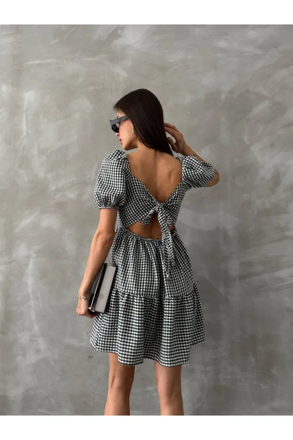 Topshow Black Pitikare Wholesale Dress