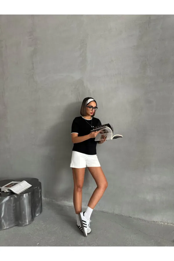 T-shirt Topshow Black Shepherd cousu en gros