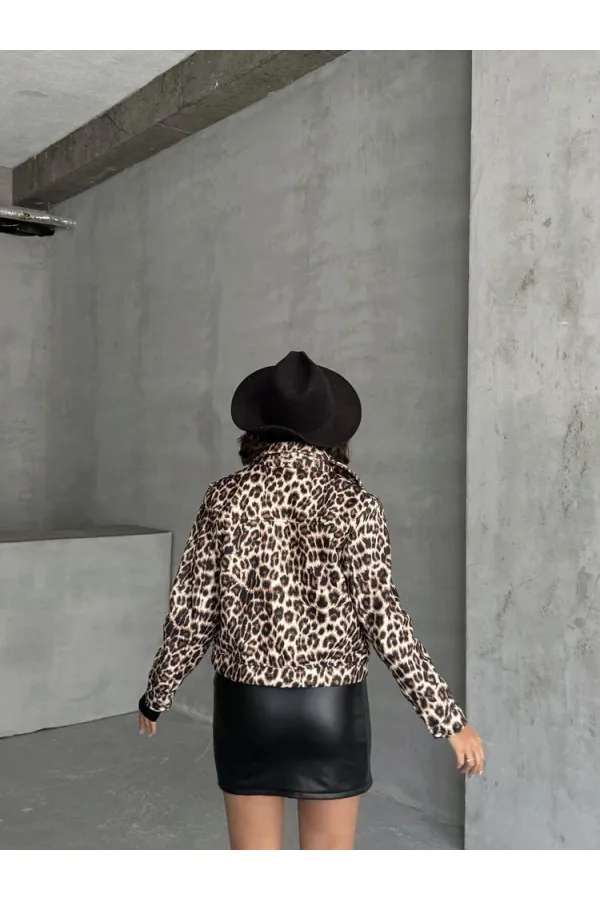 Manteau en cachemire en gros - Léopard pierre | TOPSHOW | F1826