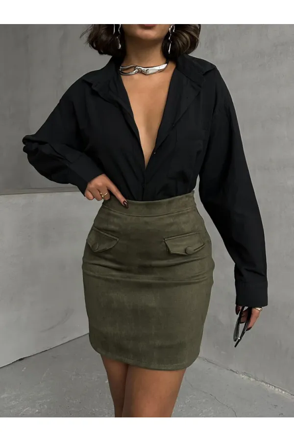 Cepli Toptan Etek - Haki | TOPSHOW | F1572