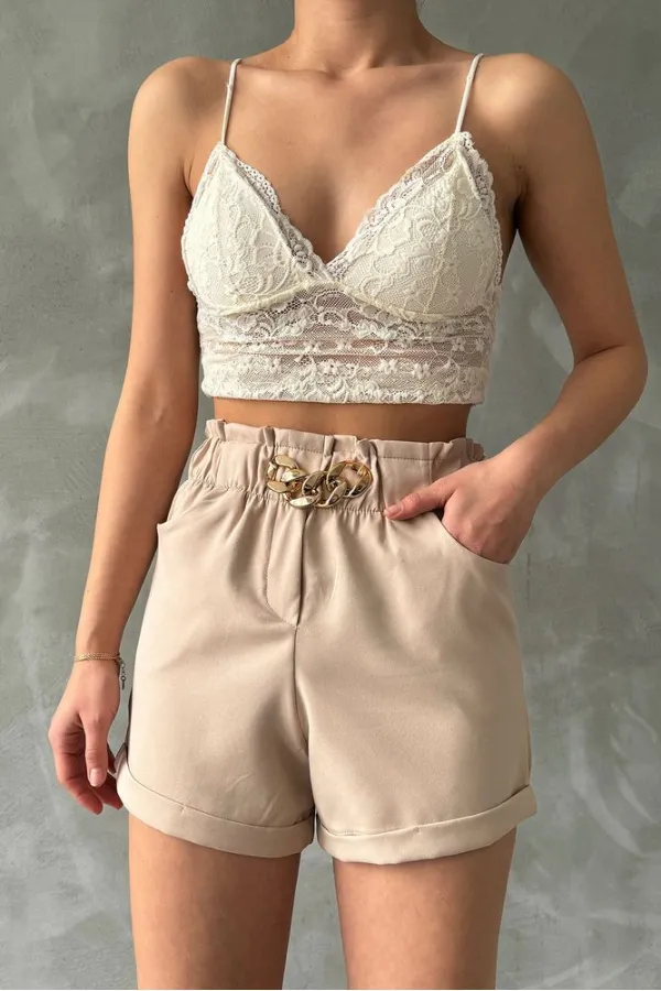 Short en gros Topshow Stone Belt Top Ring Pocket