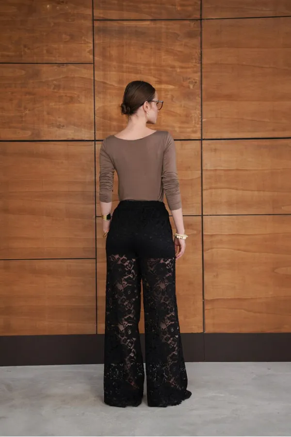 Brode Pantolon - Siyah | D2967 - Topshow