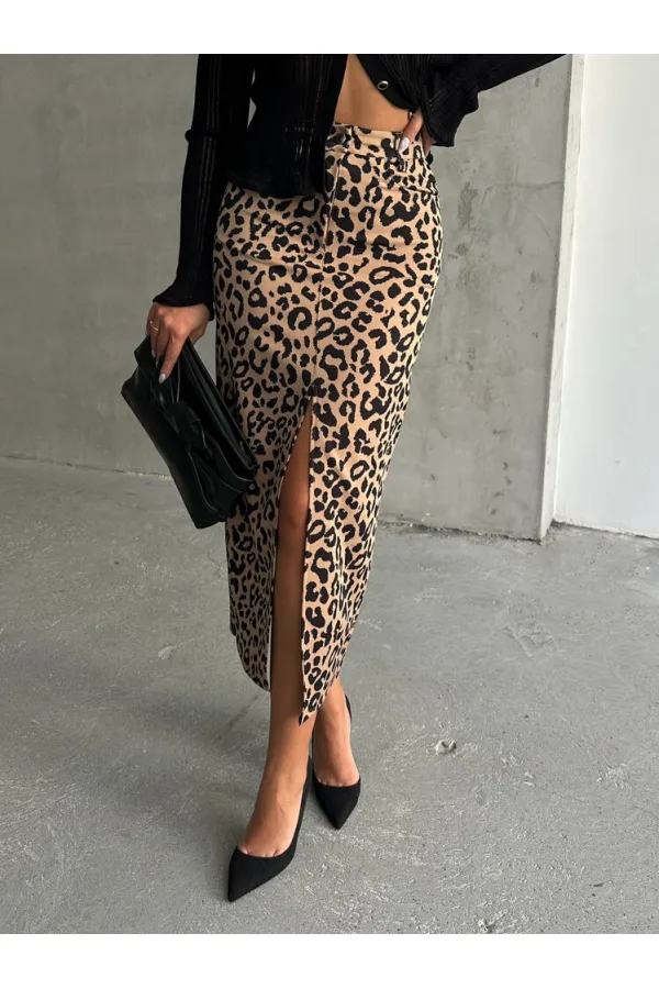 Jupe en gros - Vison noir | TOPSHOW | F1665