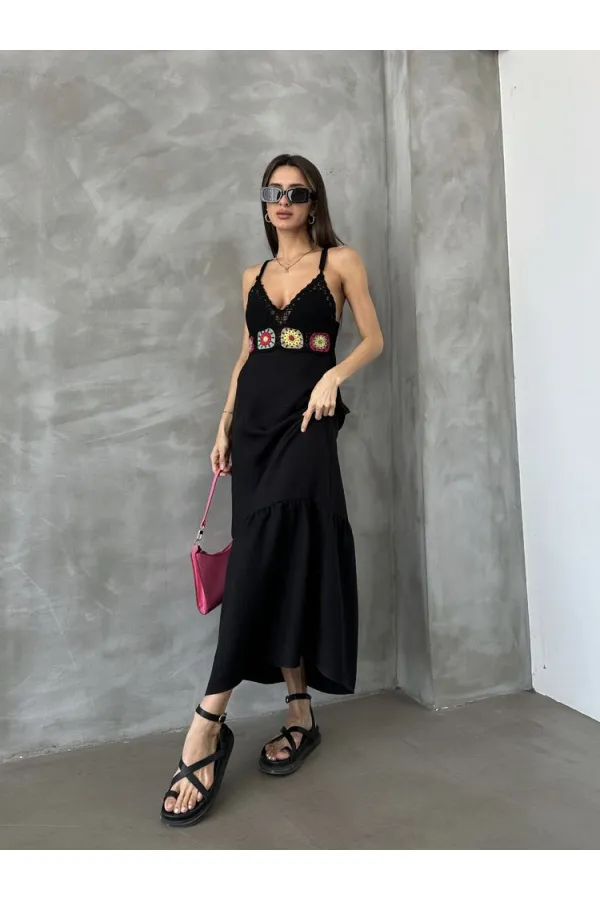 Topshow Black Wholesale Bustier Wholesale Dress