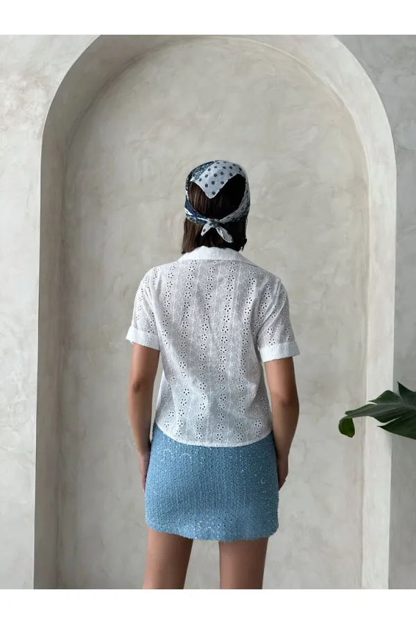 Brode Gömlek - Krem Topshow