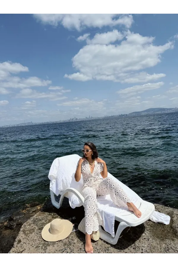 Pantalons en guipure brute en gros | TOPSHOW