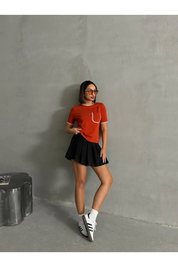 T-shirt Topshow Tile Shepherd Stitched en gros