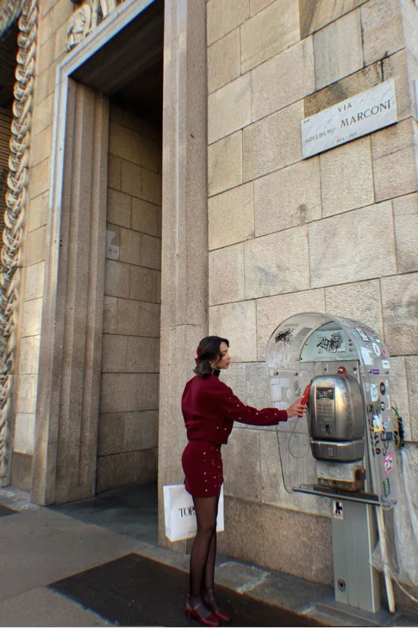 Noktalı Toptan Etek - Bordo | TOPSHOW | F1627