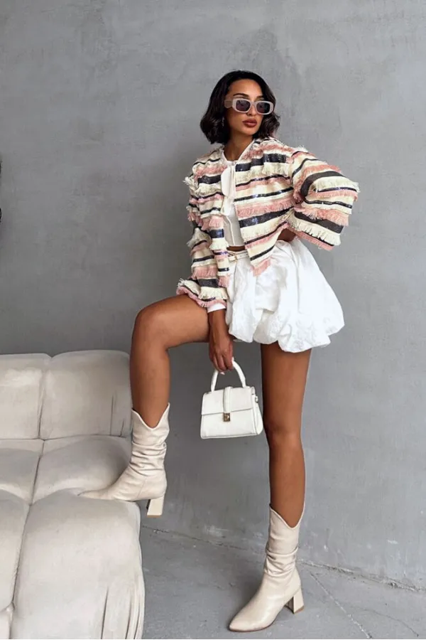 Blouse tie-dye en gros - Rose | TOPSHOW | F1731