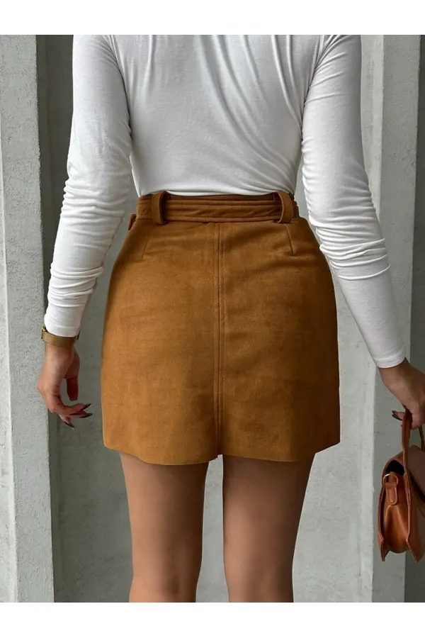 Topshow Taba Kemerli Toptan Etek | F1801